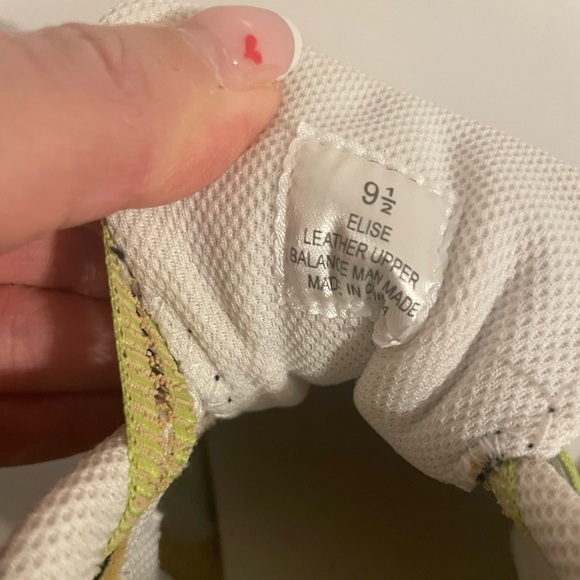 US Polo Assn white yellow Velcro strap on sneakers size 9.5 M - Picture 9 of 9